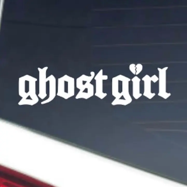 lil peep ghostgirl car decal