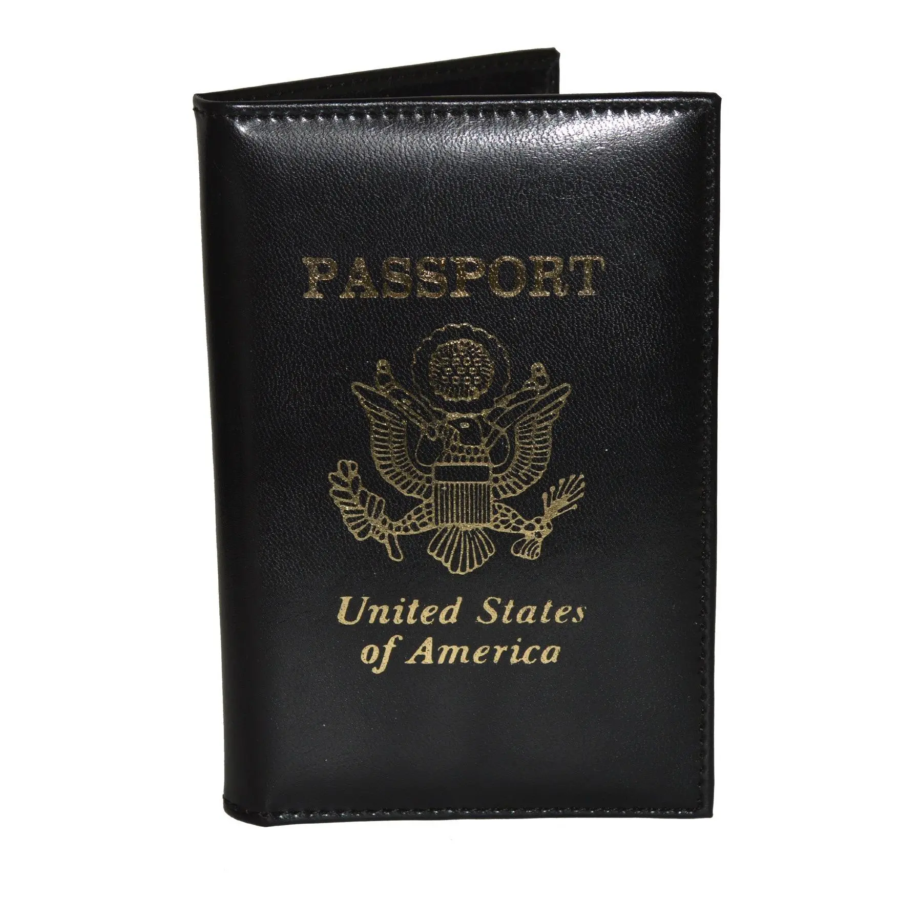 United States Passport Holder Golden Print