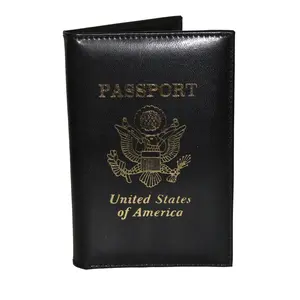 United States Passport Holder Golden Print