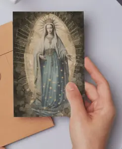 Our Lady of the Miraculous Medal Prayer Card: Blessed Virgin Mary Novena