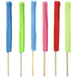 6 Pcs Microfiber Detail Duster Sticks, Mini Duster Crevice Cleaning Tool Kit for Car Air Vents, Home Blinds, Fans, Windows, Small Spaces, Gap Dust Cleaner