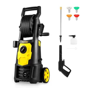 【DealsForYouDays】VEVOR Electric High Pressure Washer (2000 PSI1.76 GPM Max) - Portable Pressure Washer with 30 ft Hose & Reel5 Quick Connect NozzlesFoam CannonETL Listed Heavy Duty Car Wash Equipment for PatiosCarsDriveways, Power Washer,father'sdaygifts