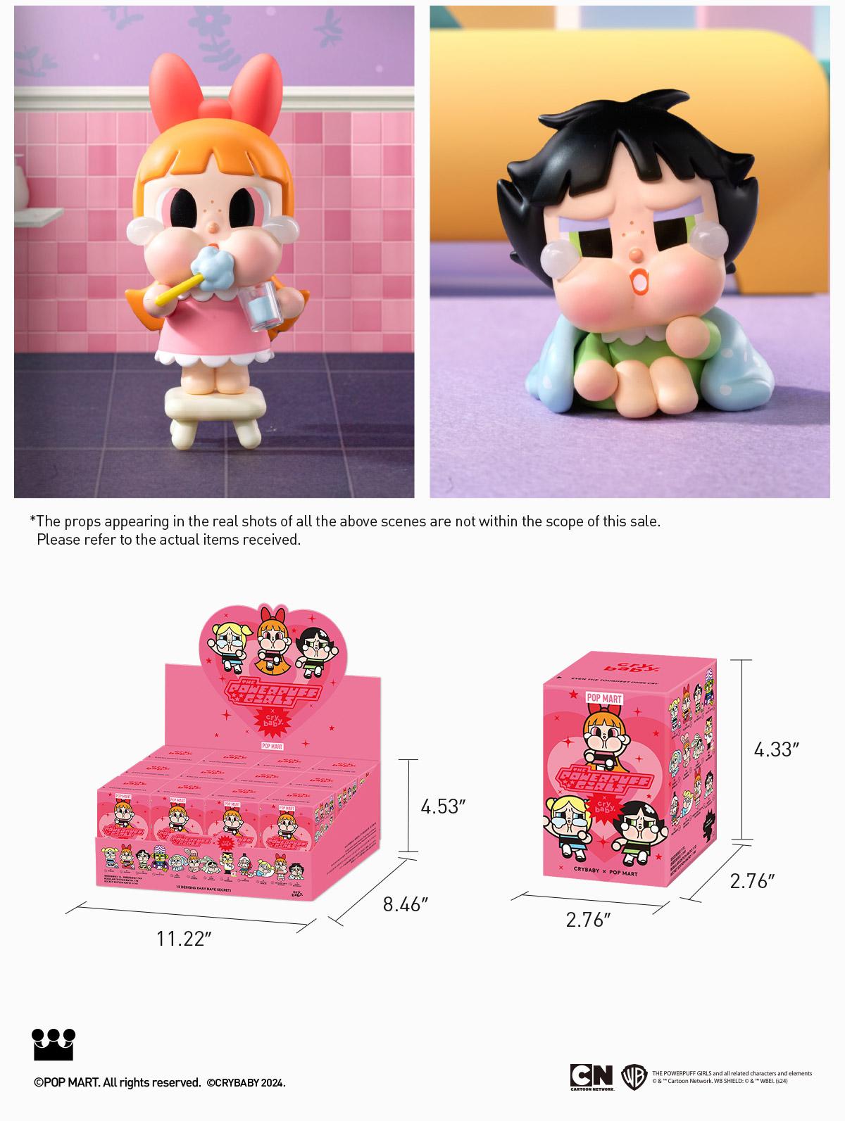 POP MART CRYBABY × Powerpuff Girls Series Figures, Blind Box