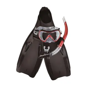 Pool Central Swim Fins Snorkel and Goggle Pool Set - Medium