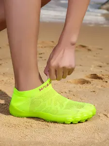 Unisex Wide Toe Water Shoes, Anti-Slip Lightweight Breathable Slip-Ons, Ideal for Outdoor Activities, All-Season Comfort, Home & Outdoor Use, Lightweight Swim Shoes