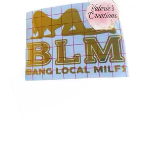 “BLM” Truck Decal