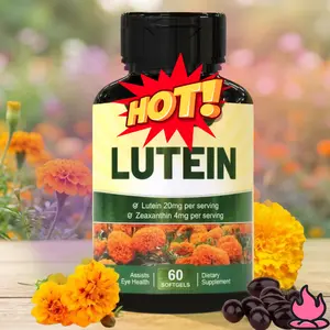 Lutein for Eyes, Lutein 20mg, Lutein and Zeaxanthin Supplements, Eye Supplements, Eyestrain Relief & Support Vision Health, Vegan, 60 Softgels