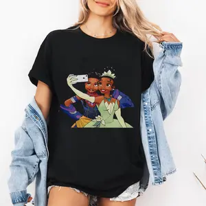 Shuri and Princess Tiana T shirt Gift for Men and Women