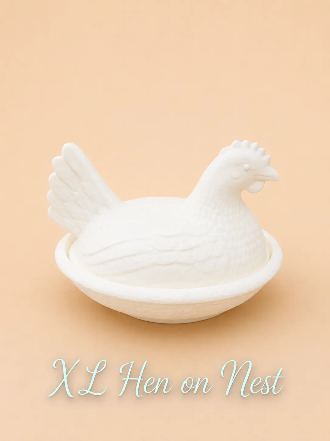 Hen on Nest Trinket Dish – 3D Printed Decor & Functional Holder