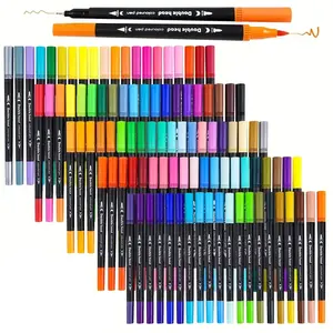 12/24/36/48pcs Dual Tip for Coloring, Artist Markers, Art Markers Pen, Fine Point Art Supplies, Kids & Adults, Drawing, School Supplies, Back-To-School Gift, Brush Tip Markers