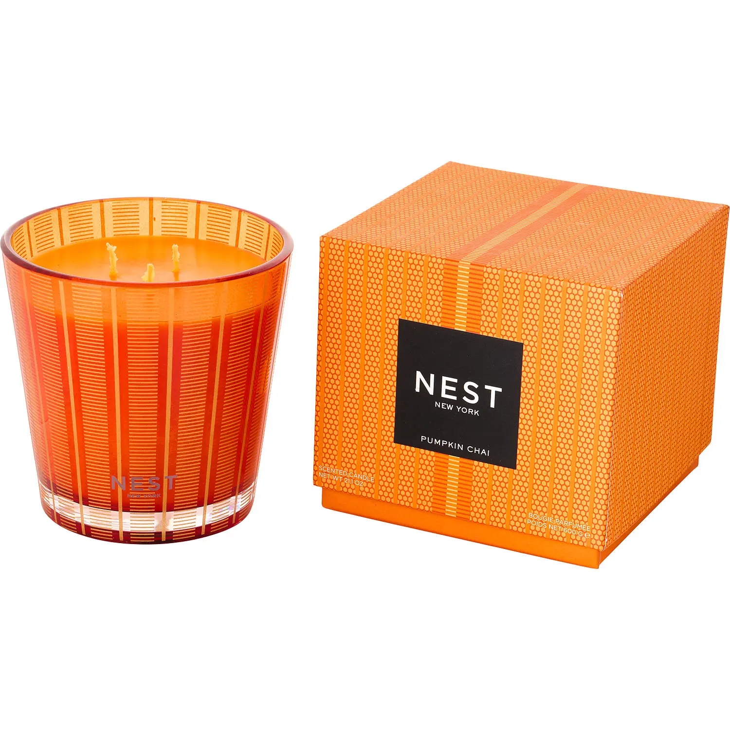Nest Pumpkin Chai By Nest 3 Wick Candle For Unisex Nest Pumpkin Chai By Nest 3 Wick Candle For Unisex
