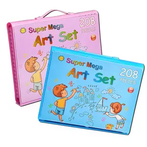 208pcs Art Set Watercolor Markers, ColoredPencils, Crayons & Pastels for Kids/Adults,Paint Pens Set, Perfect Gift for Boys and GirlsEaster, School, Drawing Beginners Christmas Gifts, Art Drawing Supplies