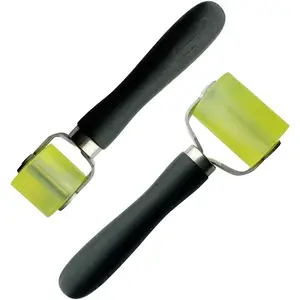 2pcs 2" and 1.2" Sound Deadening Wheel Roller with Handle for Car Vehicle Audio Sound Deadener Application