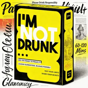 Do Not Drink Game Adult Party Board Game | Fun Drinking Card Games for Parties