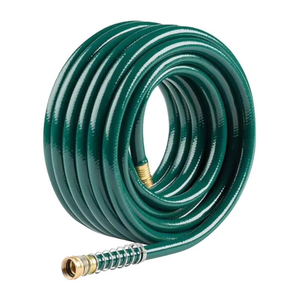 212 MAIN Flexogen Heavy-Duty Kink-Resistant PVC Garden Water Hose, 0.62 in x 100 ft, Green Flexible Hose