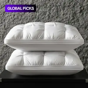 2pc Luxurious Soft High Fill Feather Velvet Pillow Set, Plush Support, Hotel-Grade Comfort, Breathable Cool Feel, Side Sleep & Back Sleep #GLOBAL PICKS