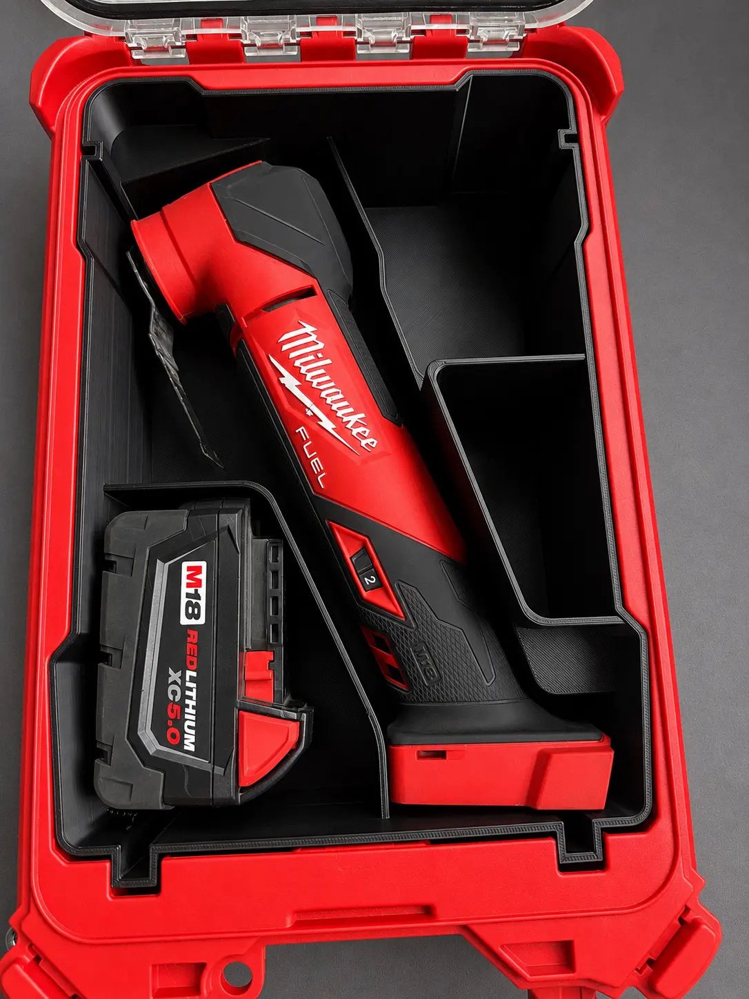Milwaukee M18 Multi-Tool PACKOUT Organizer Insert | Blade Stays Installed | 2836-20 | 48-22-8435 | Insert Only