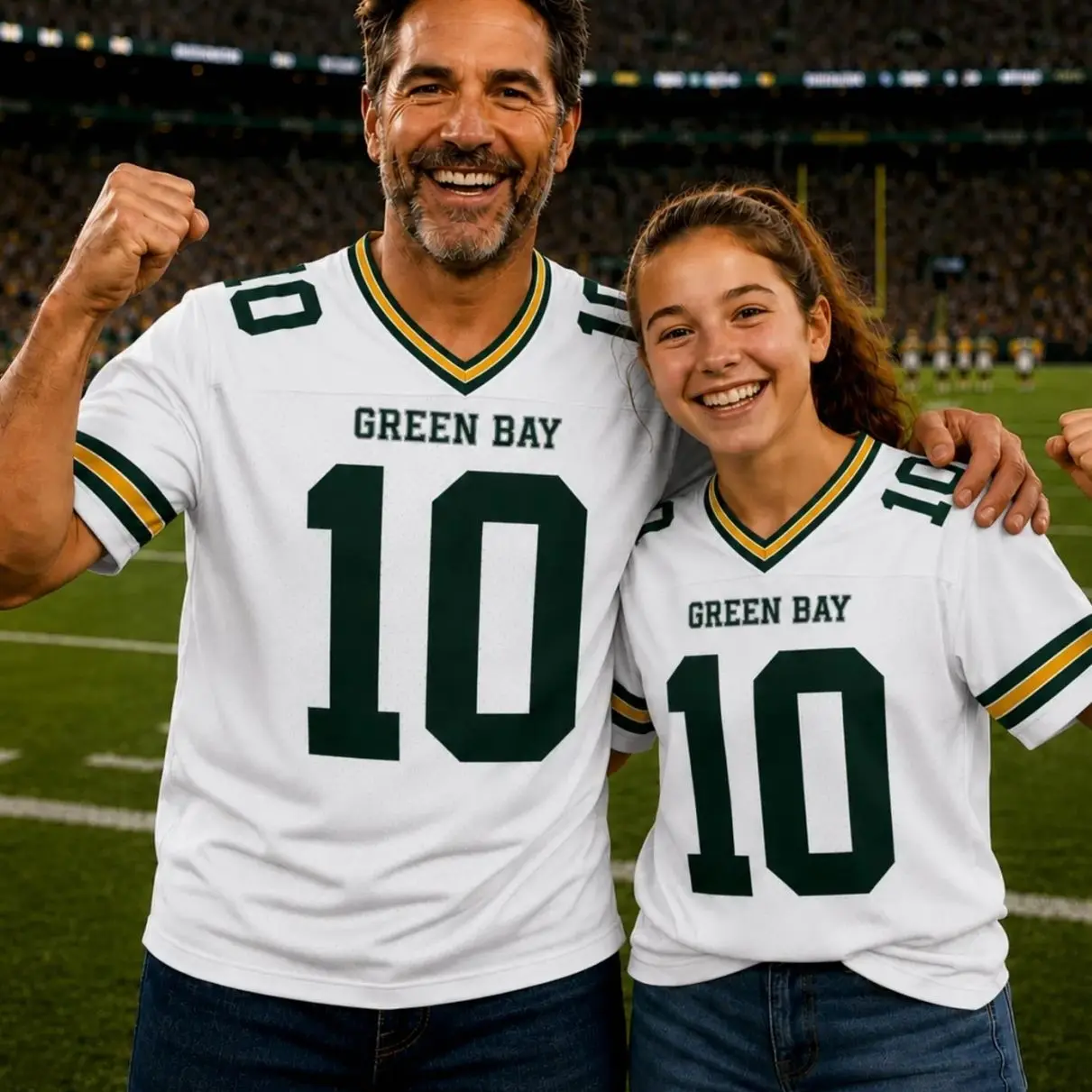 Personalized Green Bay Football Jersey, Custom Name Number Shirt, Game Day Outfit GXF