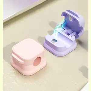 Cable Management Organizer, Self-Adhesive Cord Clips for Desk Home Office, Wire Holder for Charging Cables, Reusable Fastening Buckle