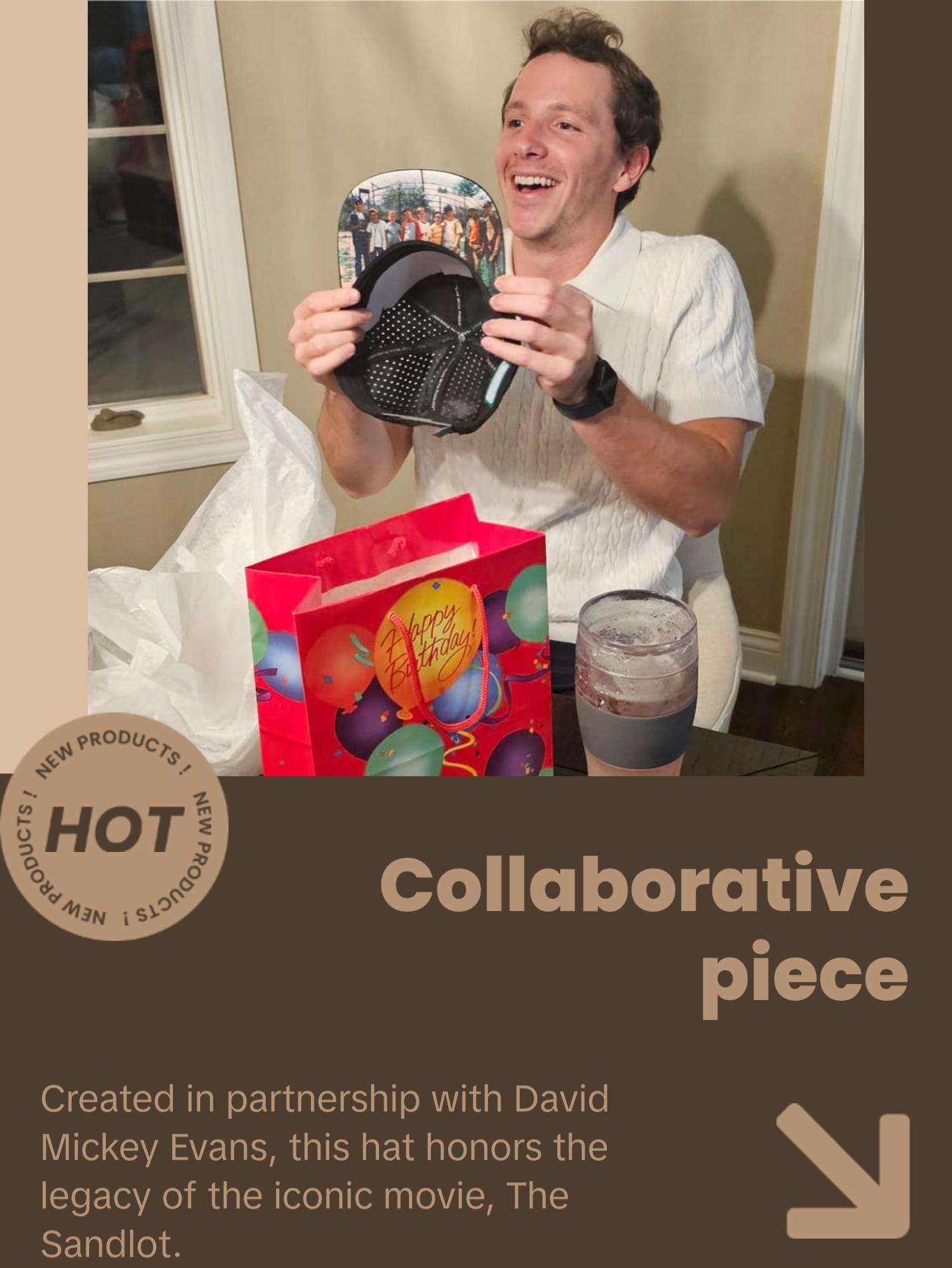 The Sandlot - Legends Never Die - Cork Hat with Custom Printed Bill!