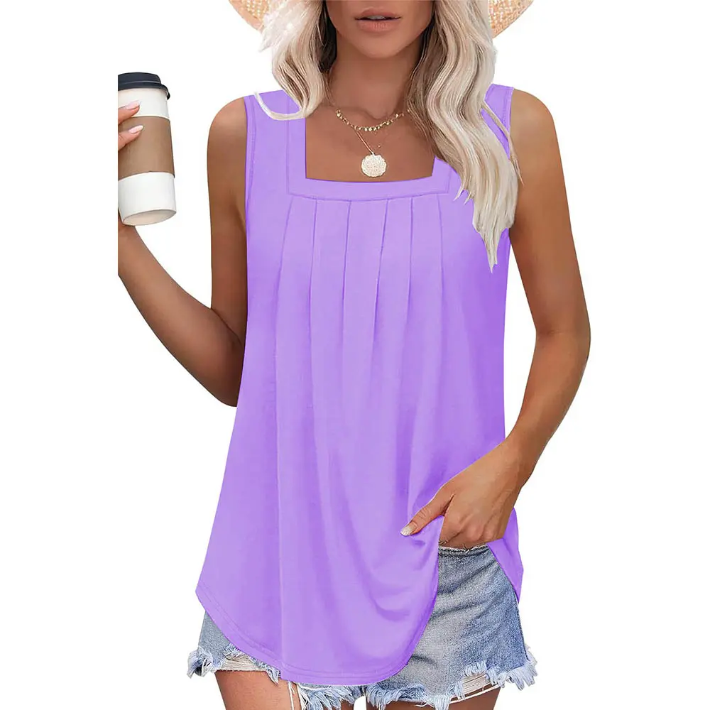 fitted lace wedding dress Womens Loose Casual Tank Tops Scoop Neck Trendy Tops Athletic Sleeveless  Shirts Plain Curved Hem Resort Wear 2025 Black S at Amazon Women's Clothing  store