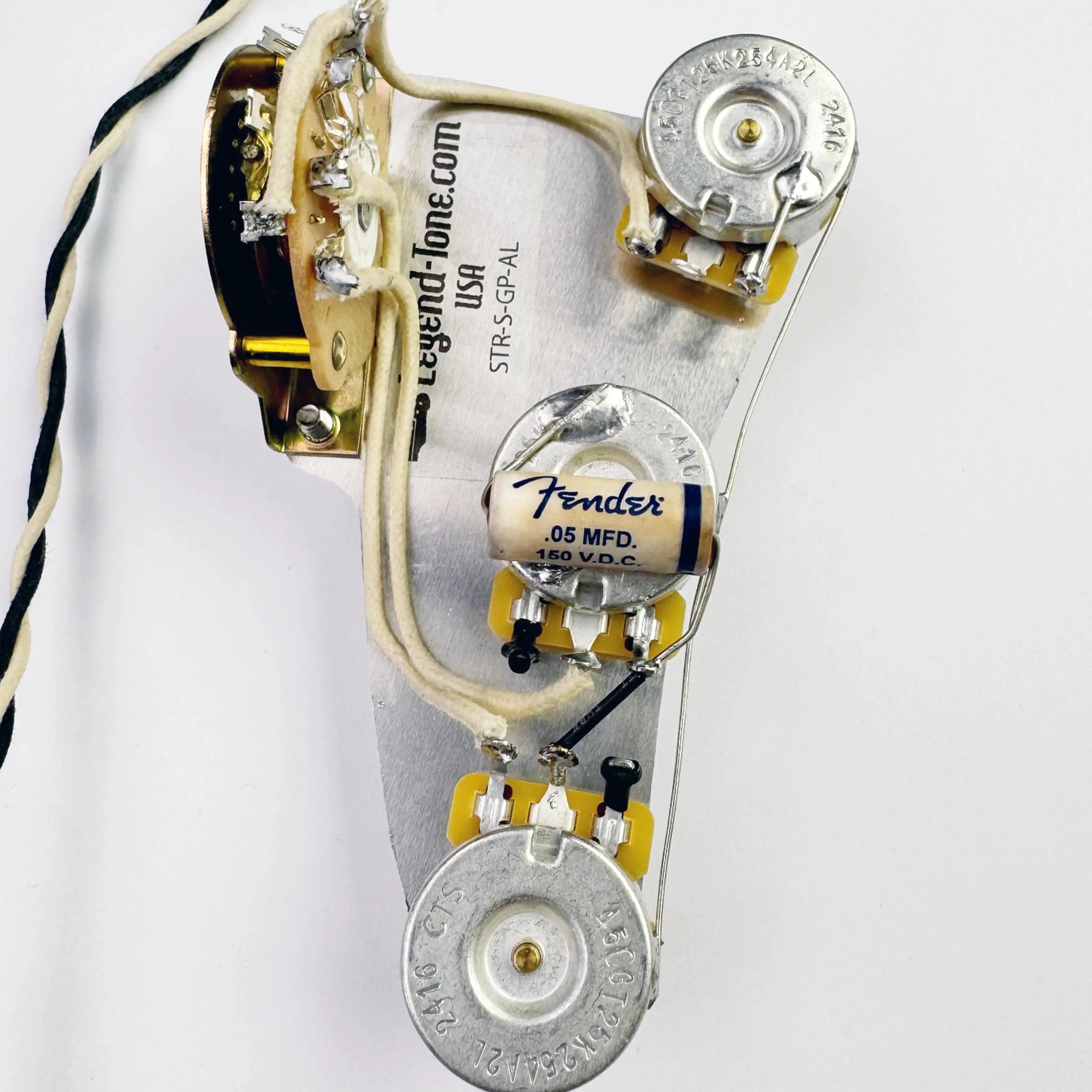 Custom Shop 68-69 Fender Stratocaster Wiring Harness - 05uF Wax Paper Cap -