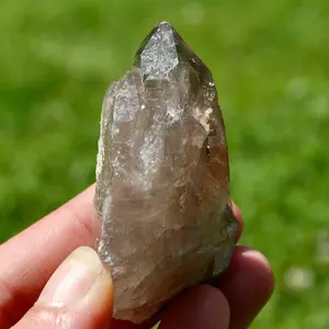 2.6in 69g Ornate Gemmy Smoky Quartz Crystal Cathedral Starbrary, Akashic Lines, Malawi msq7