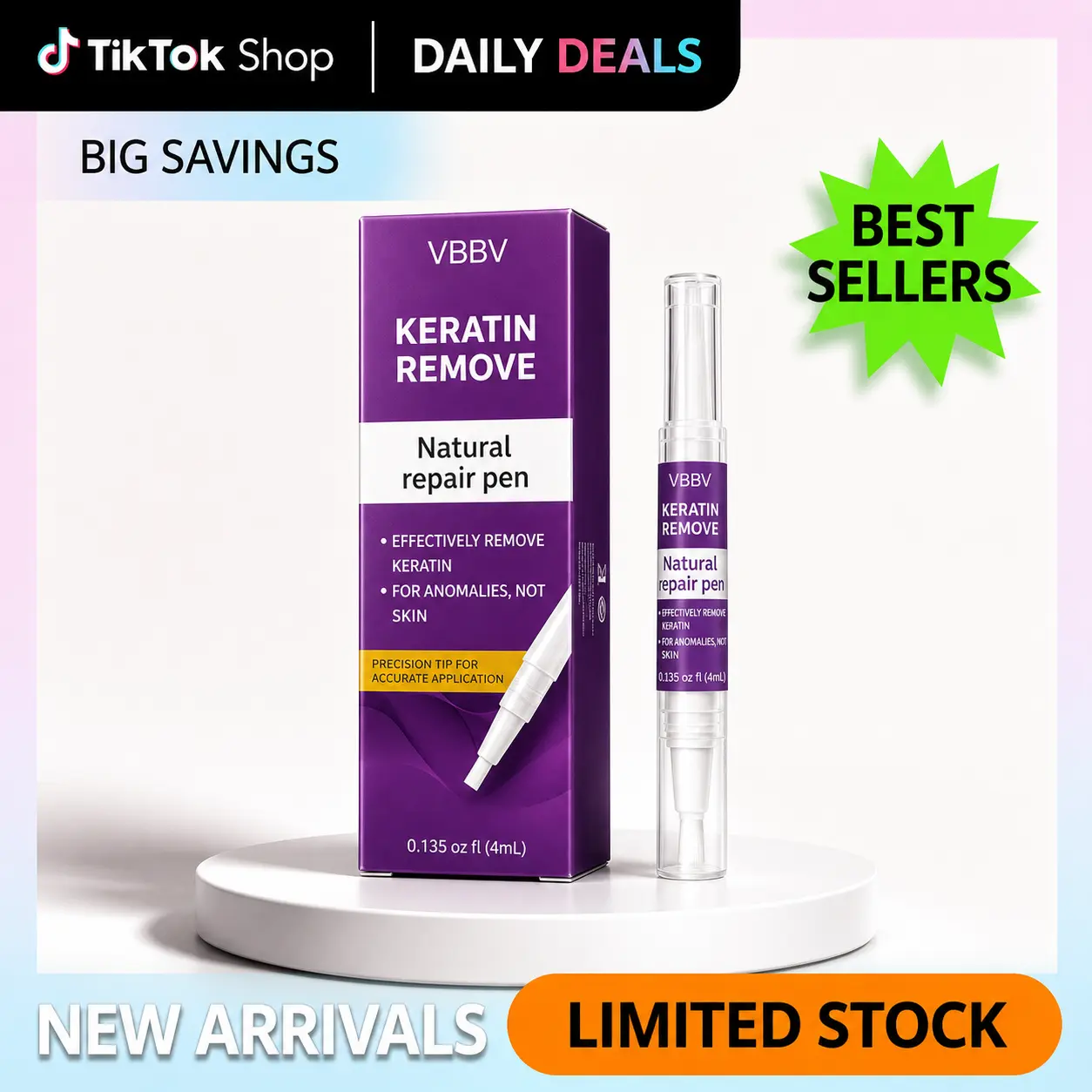 【BOGO】Exceptional Keratin Repair Pen - Purely natural extracts, suitable for all skin types  Exfoliation