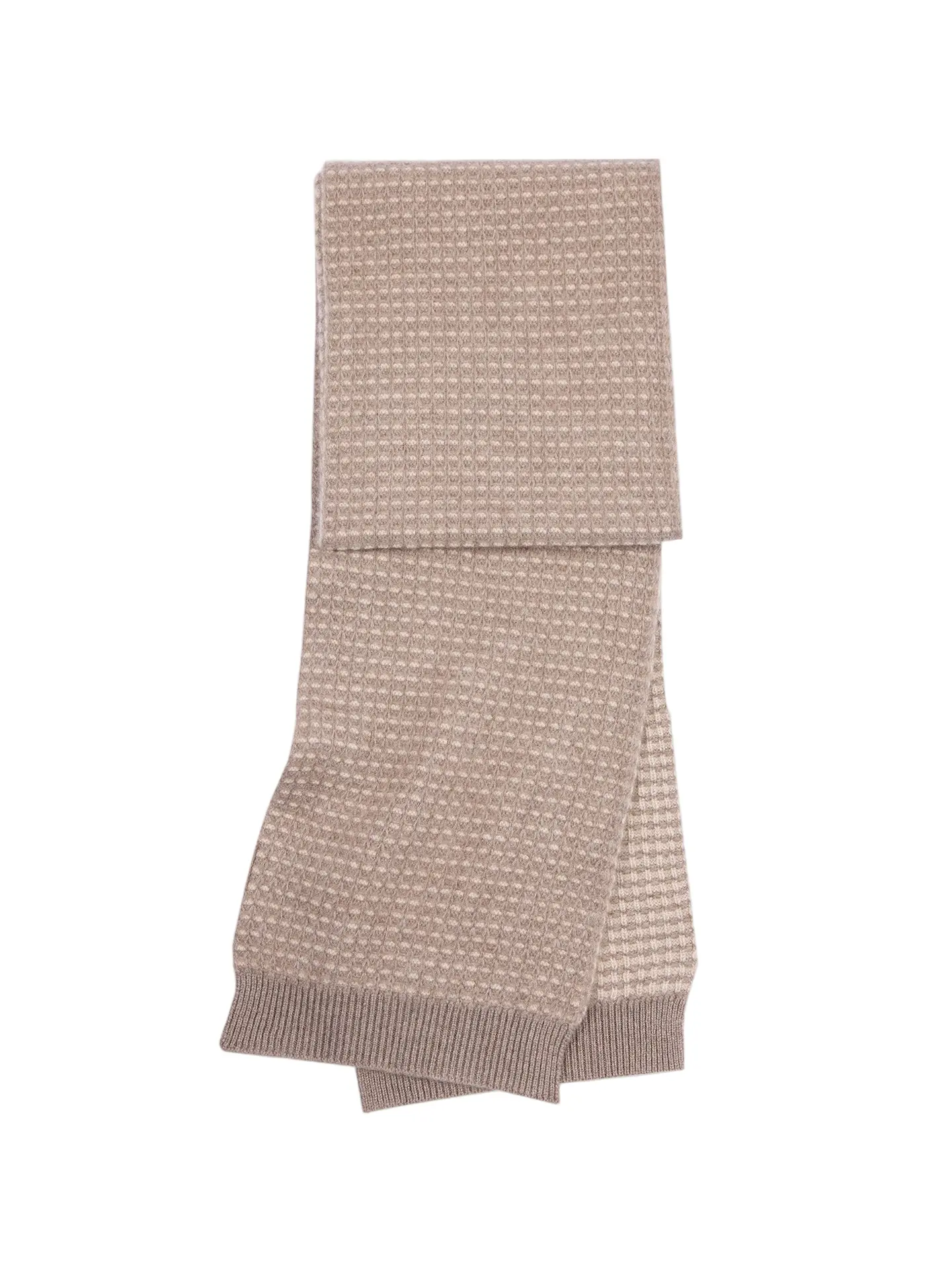 Waffle Knit Cashmere Scarf, Cuffs, Clothes, One Size