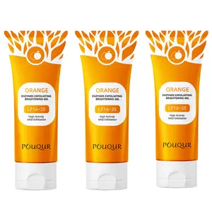 Sunoru Orange Exfoliating Gel 2026 | Natural Orange Peeling Gel | 100g Deep Cleansing Moisturizing Face & Body Scrub | Facial Exfoliator | New 2026 Formula