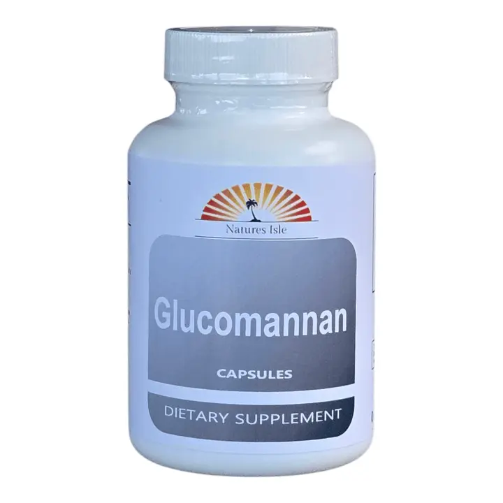 Glucomannan Konjac Capsules Daily Detox Cleanse Dietary Vitamin Supplement Edible Fitness