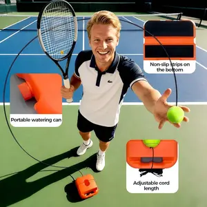 Portable Tennis Rebounder Trainer | Solo Practice Kit for Backyard & Home | Tennis Training Tool for Beginners & Adults
