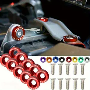 Automobile modification gasket screw, gasket guard gasket surrounds fender M6 screw decorative gasket universal Car Accessory Automotive Accessories