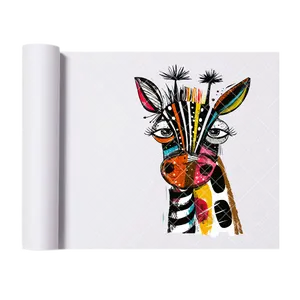 Zebra Art Painting - Direct Print Film Transfer for Trendy T-Shirts, Cotton, Polyester & Blends - High-Quality Print