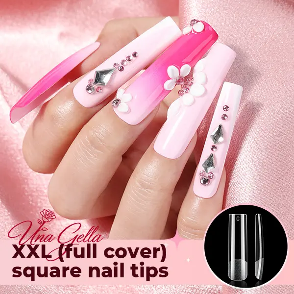 UNA GELLA 216PCS Half Cover No Buffer Nail Extension Kit - No Curing Light All-In-1 DIY Salon Manicure Set for Beginners, 15ml Non-Runny Semi Solid Glue, Remover, Built-In Curve Clear Press-Ons, Nail Art Supplies sohochic UNA GELLA 216PCS Half Cover No Buffer Nail Extension Kit - No Curing Light All-In-1 DIY Salon Manicure Set for Beginners, 15ml Non-Runny Semi Solid Glue, Remover, Built-In Curve Clear Press-Ons, Nail Art Supplies sohochic