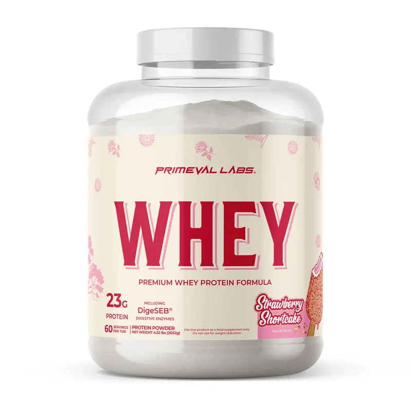 Primeval Labs Whey Protein Gourmet Flavors - High Protein 23g Per Serving, Authentic Latino Flavors