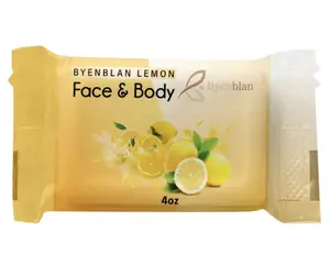Lemon Face & Body Soap Bar – Refreshing & Brightening Cleansing Soap – Daily Skin Care – 6 oz (Pack of 1)