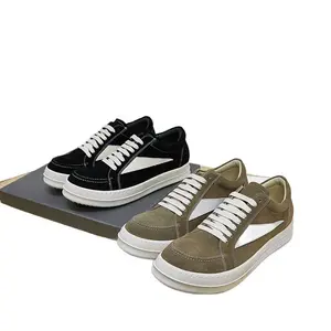 Retro shoes Men Low Top Shoes Casual suede Lace Up Women High Street Flats  browm   Luxury Vintage Trendy Designer Sneakers