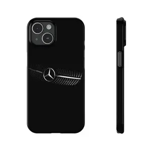 Minimilistic Mercedes logo Slim Phone Cases