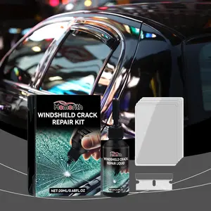 Homonth Windshield Repair Kit – Car Glass Crack & Chip Fix, Resin-Filled Scratch Repair Remover, Adhesive DIY Auto Glass Restoration Tool for Chipped Windshields