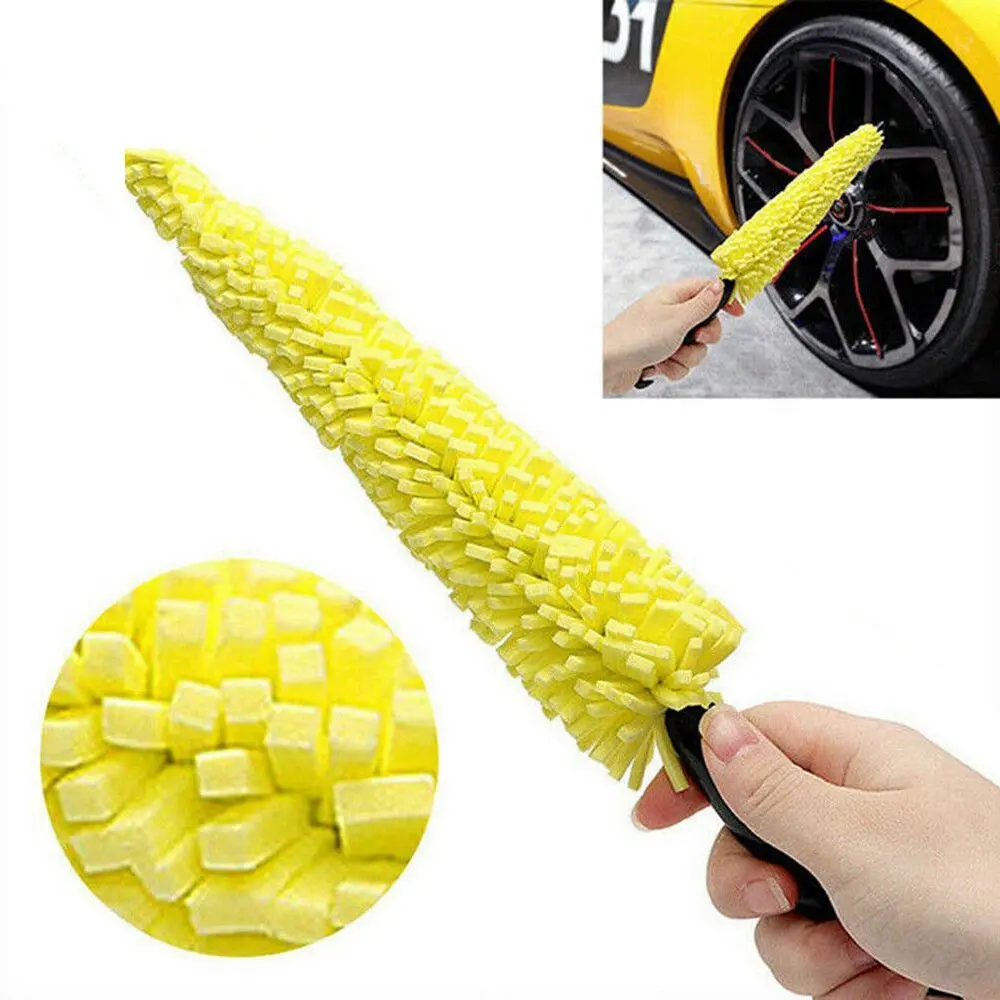 1PC Car gap cleaning wheel hub brush tire beauty tool Nano sponge wheel hub brush