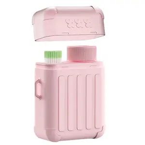 Ear Piercing Aftercare Kit - Earrings Hole Cleaner 240pcs Disposable Floss & 15ml Solution | New Piercing Hole Cleaner Set for Women & Men