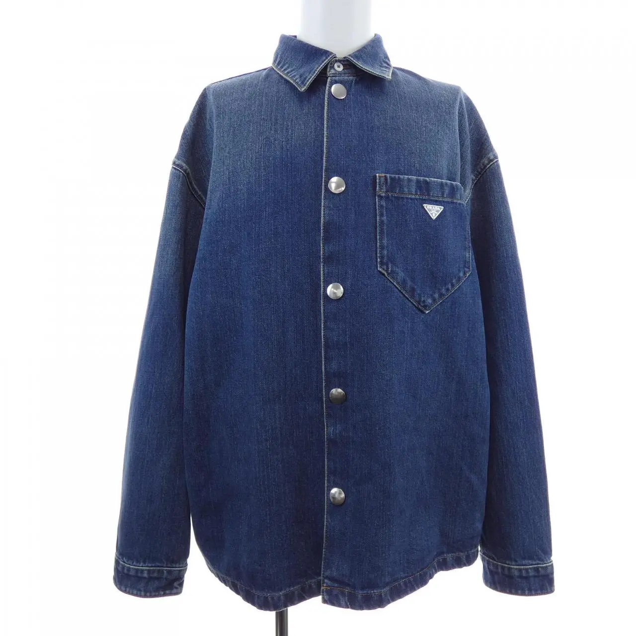 Pre-owned PRADA Denim Small Leather Goods Jacket