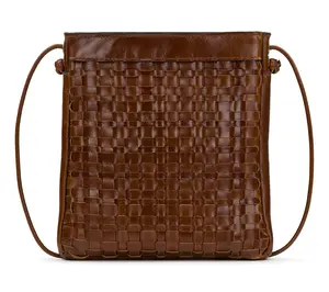 Patricia Nash Vesima Woven Leather Crossbody