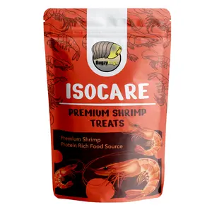 BugzyBugs Premium Dried Shrimp Treats Protein Rich Food Source for Isopods Insects Reptiles Feeders Invertebrates