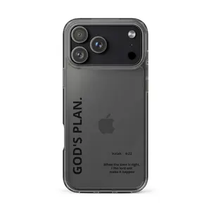 Clear Iphone Case Gods plan