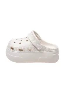 Women's 6.5cm Heeled Holey Shoes, Anti-Slip Eva Casual Sandals, Adjustable Back Strap, Versatile Design, Perfect for All Seasons