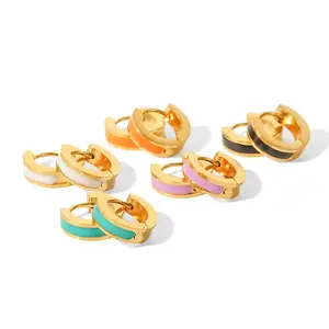 Ava Mini Hoops Gold Earrings