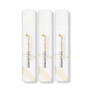 Sebastian Shaper Plus 3-Pack Extra Hold Hairspray for 24-Hour Control Non-Sticky Haircare for Daily Use