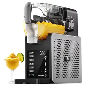 Fiii Slushie Machine 92 oz, Slushy Machine for Home, 6 Preset Programs, Quiet Operation, LED Display, Auto-Clean, No Ice Needed, Perfect for Milkshakes, Margarita Smoothie, Frappes and Morergarita Smoothie, Frappes and Moreoothie, Frappes and More